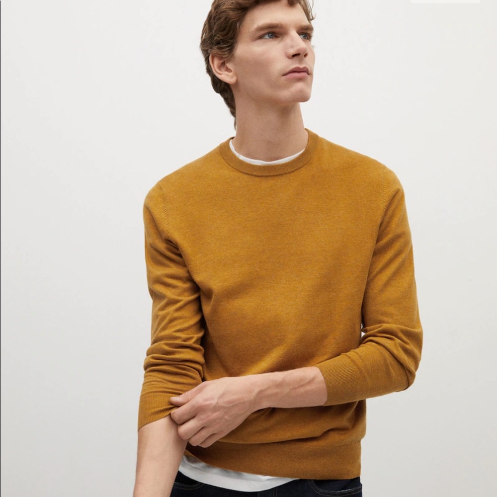 Mango Cotton Cashmere sweater NWOT